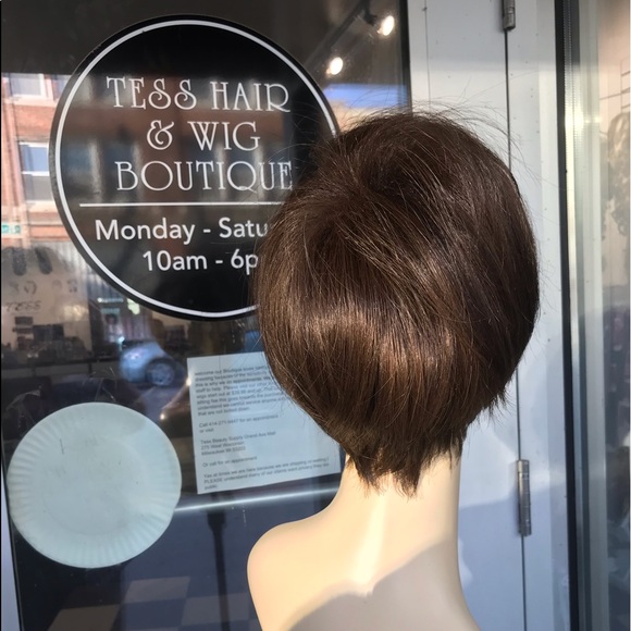 Brown Hairuwear wig Short Angle bob style 2026 - Picture 3 of 8